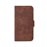 GEAR - iPhone 16e - Faux Leather Flip Cover - MagSafe kompatibel - Brun