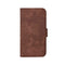GEAR - iPhone 16e - Faux Leather Flip Cover - MagSafe kompatibel - Brun