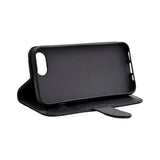 GEAR - iPhone 16e - Faux Leather Flip Cover - MagSafe-kompatibel - Svart