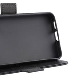 Samsung Galaxy S24 FE GEAR Vegan Leather Flip Cover m. Lommebok - Svart