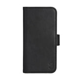 iPhone 16 Pro GEAR Leather Flip Cover 2-i-1 w. Lommebok 3 kort - MagSafe-kompatibel - Svart