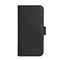 iPhone 16 Pro GEAR Leather Flip Cover 2-i-1 w. Lommebok 3 kort - MagSafe-kompatibel - Svart