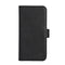 iPhone 16 Plus GEAR Leather Flip Cover 2-i-1 w. Lommebok 3 kort - MagSafe-kompatibel - Svart