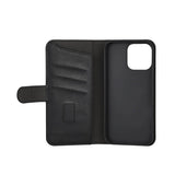 iPhone 16 Pro Max GEAR Lommebok - Skinn Flip Cover m. Lommebok for 3 kort - MagSafe-kompatibel - Svart