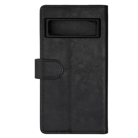 GEAR Google Pixel 7A Leather Flip Cover m. Lommebok - Svart
