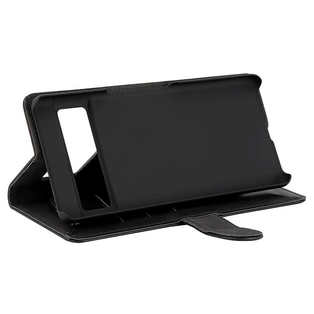 GEAR Google Pixel 7A Leather Flip Cover m. Lommebok - Svart