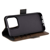 GEAR iPhone 15 Pro Læder Flip Cover m. Pung - MagSafe Kompatibel - Brun