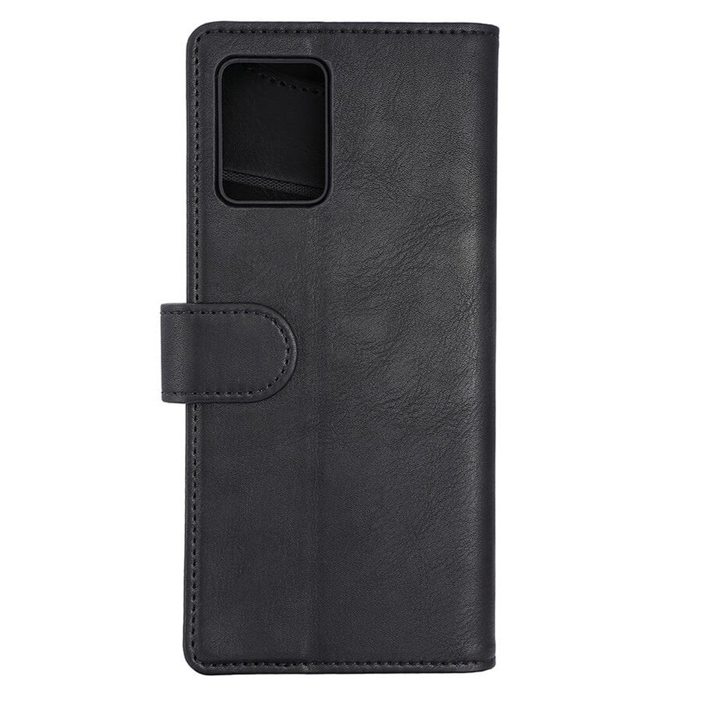 Motorola Moto G73 Gear Wallet - Lær Flip Cover m. Lommebok - Svart
