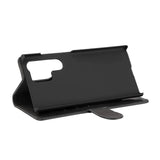 Samsung Galaxy S23 Ultra Gear Lommebok - Skinn Flip Cover m. Lommebok - Svart