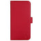 iPhone 14 Plus GEAR Wallet - Læder Flip Cover m. Pung til 3 Kort - Rød
