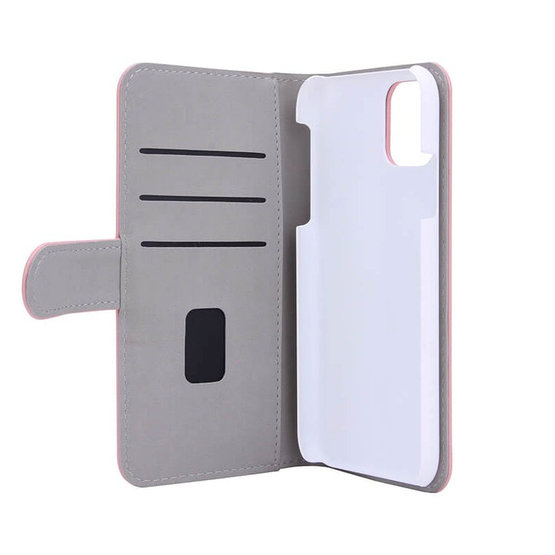 iPhone 11 GEAR Skinndeksel med lommebok - Rosa