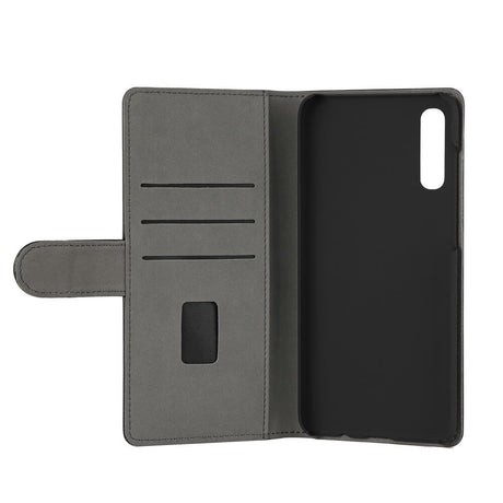 Samsung Galaxy A70 Gear Wallet - Skinndeksel m. Lommebok - Svart