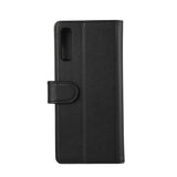 Samsung Galaxy A70 Gear Wallet - Skinndeksel m. Lommebok - Svart