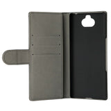 Sony Xperia 10 Gear Wallet - Skinndeksel m. Lommebok - Svart