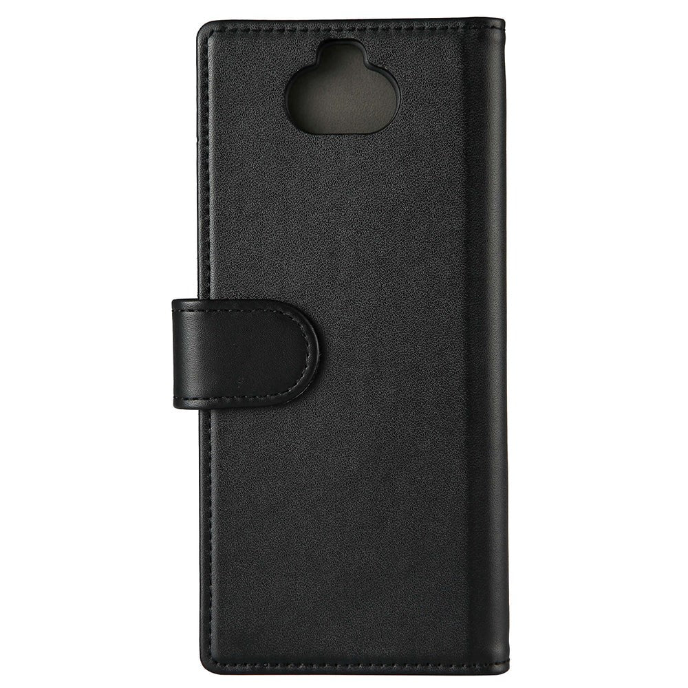 Sony Xperia 10 Gear Wallet - Skinndeksel m. Lommebok - Svart