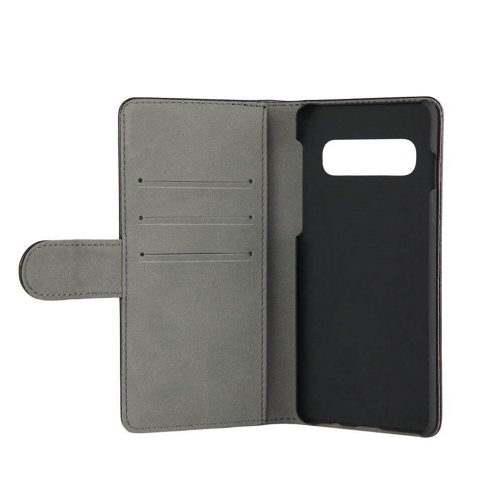 Samsung Galaxy S10 Gear Wallet - Skinndeksel m. Lommebok - Svart