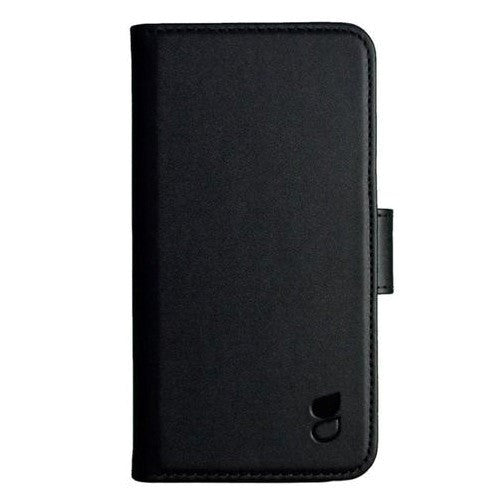 iPhone SE (2022 / 2020) / 8 / 7 GEAR Lærdeksel m. Lommebok Svart