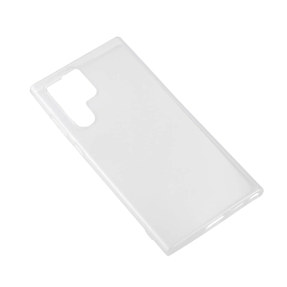 Samsung Galaxy S22 Ultra GEAR Fleksibelt Plastik Bagside Cover - Gennemsigtig