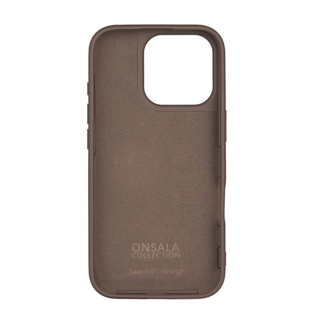 Onsala iPhone 16 Pro Silikone Bagside Cover - MagSafe Kompatibelt - Chocolate