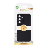 Onsala Samsung Galaxy S25 Silikone Touch Mobil Cover - Black