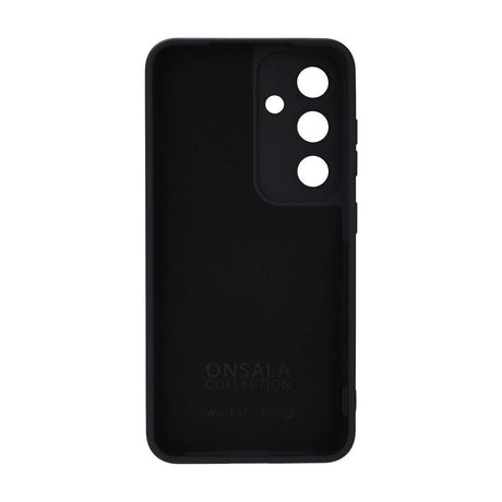 Onsala Samsung Galaxy S25 Silikone Touch Mobil Cover - Black