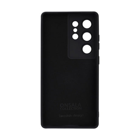 Onsala Samsung Galaxy S25 Ultra Silikone Touch Mobil Cover - Black