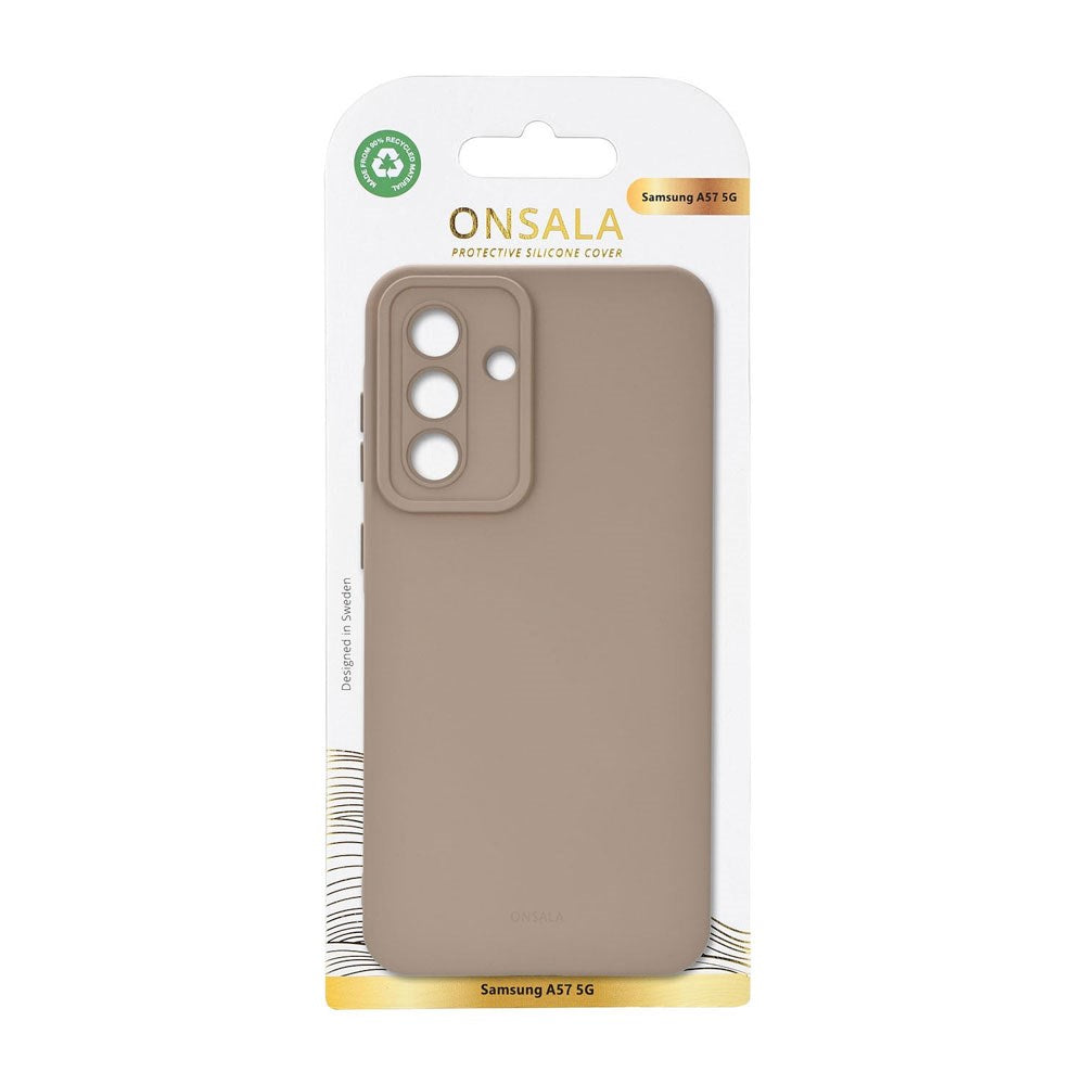 Onsala Samsung Galaxy A57 Silikone Bagside Cover - Summer Sand