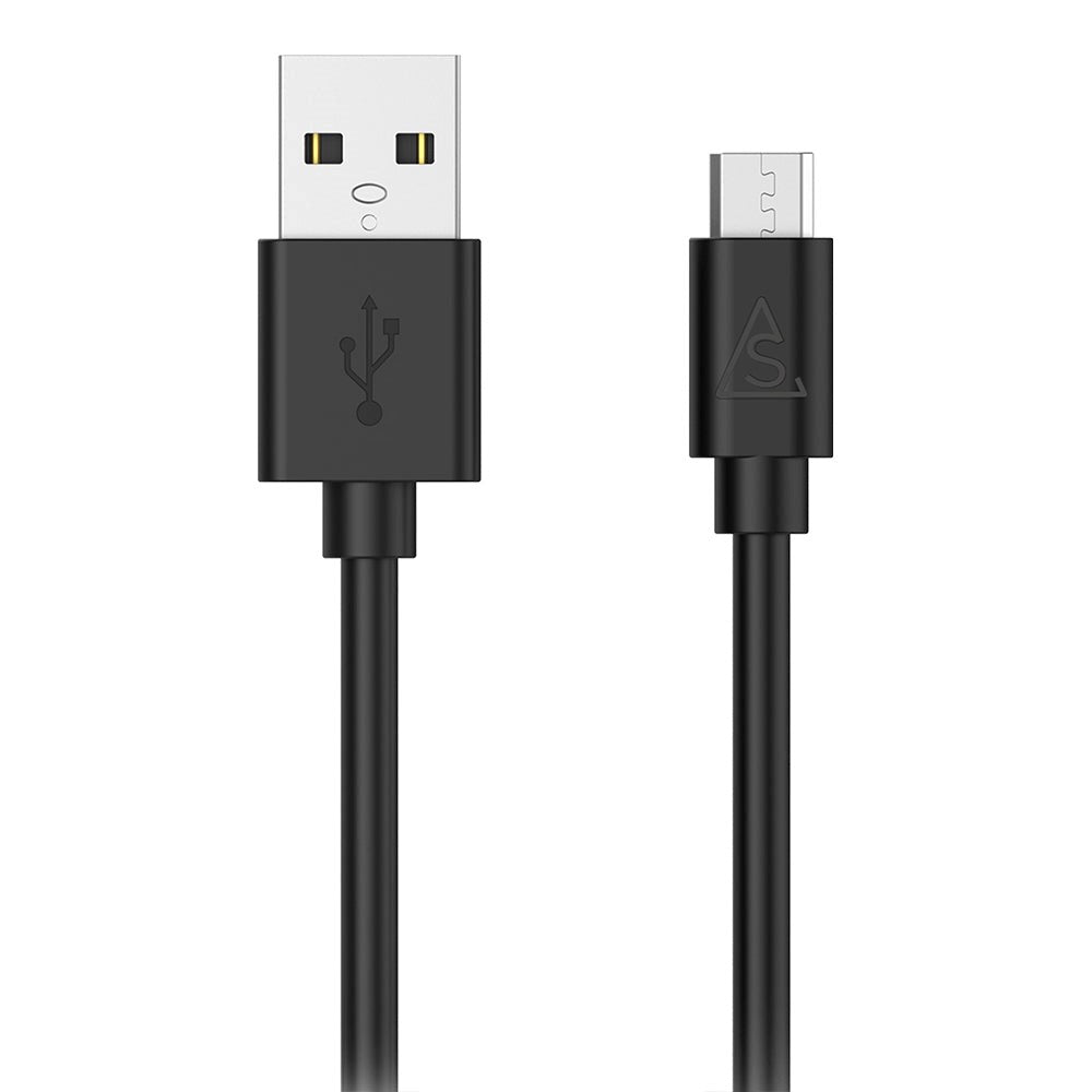 Smartline USB-A til Micro USB-kabel 1 m. - Svart