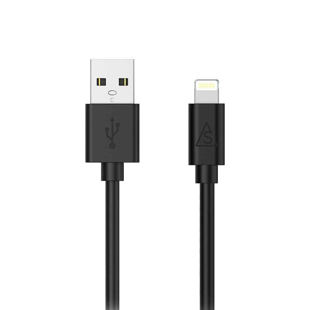 Smartline USB-A til Lightning-kabel 3 m. - Svart