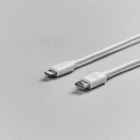 Smartline (3A/15W) USB-C til Lightning Kabel 1 m. - Hvid