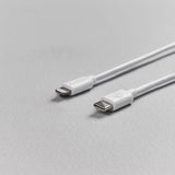 Smartline (3A/15W) USB-C til Lightning-kabel 2 m. - Hvit