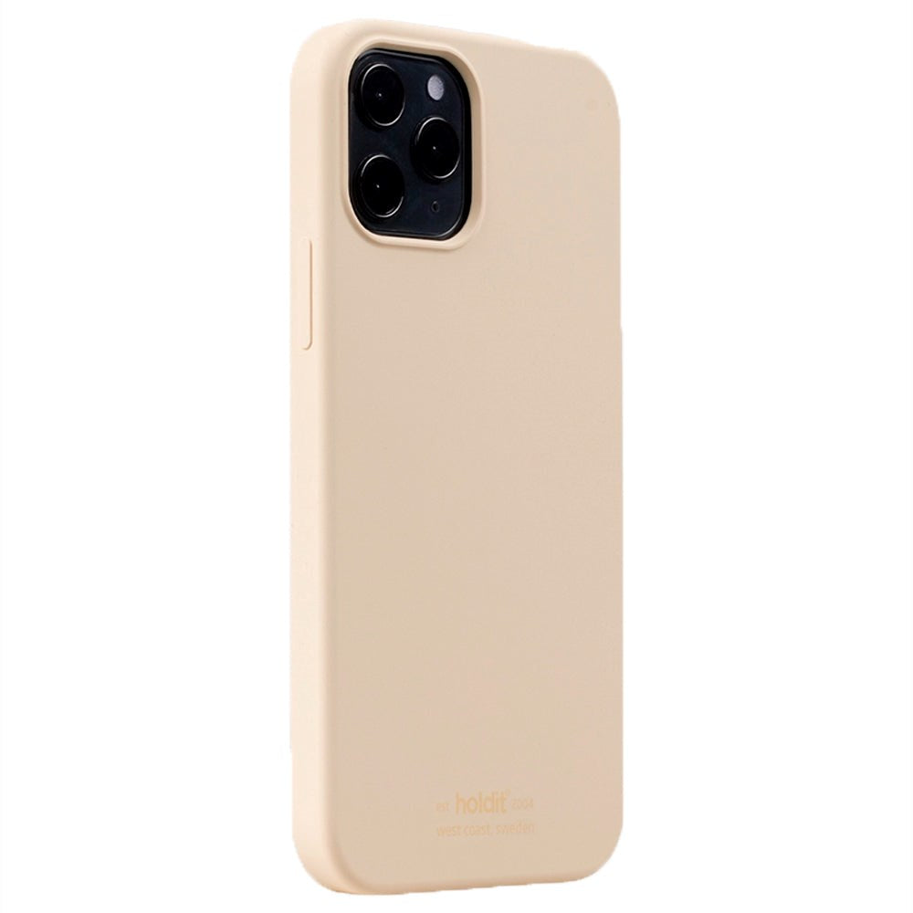 Holdit iPhone 12 / 12 Pro Soft Touch Silikonetui - Beige