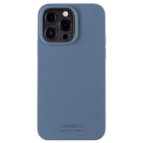 Holdit iPhone 13 Pro Soft Touch Silikondeksel - Pacific Blue