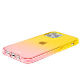 Holdit iPhone 13 Pro Seethru-deksel - Gradient Bright Pink/oransjejuice