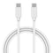 Smartline (3A/15W) USB-C til USB-C-kabel 3 m. - Hvit