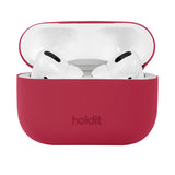 Holdit AirPods Pro 2 / Pro silikondeksel - rød fløyel