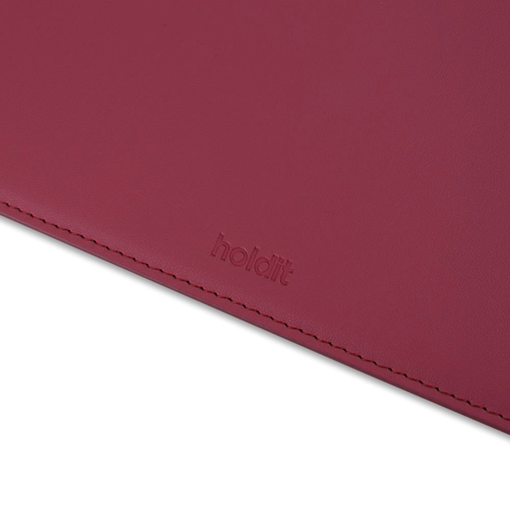 Holdit Leather MacBook / Laptop 14"-omslag (32,5 x 22,7 x 2 cm) - Red Velvet