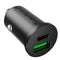 Smartline PD 45W Billader m. USB-C &amp; USB-A - Svart