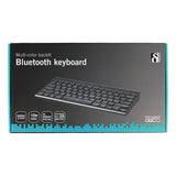 Universal Deltaco Bluetooth-tastatur TB-630 w. Dansk tastatur og bakgrunnsbelysning - Sort