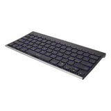 Universal Deltaco Bluetooth-tastatur TB-630 w. Dansk tastatur og bakgrunnsbelysning - Sort