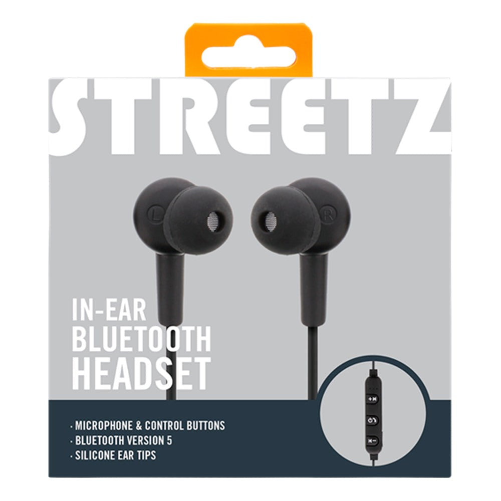 Streetz trådløst Bluetooth-hodesett - svart