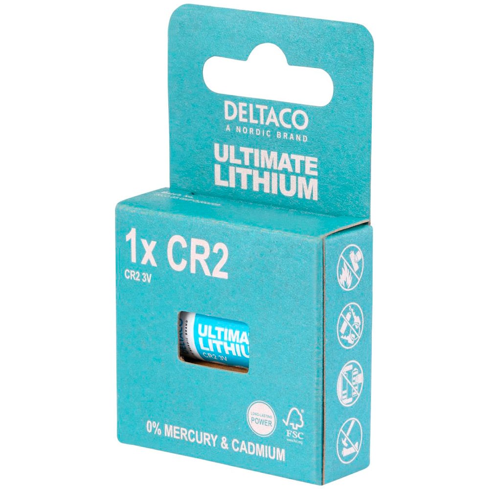 Deltaco Lithium 1 x CR2 batterier