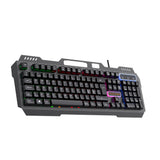Deltaco DK130 Gaming Tastatur med Regnbuelys - Nordisk Layout - Sort