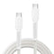X2O Longlife USB-C til USB-C Kabel - 1m / 100W - Hvid