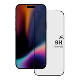 iPhone 17 Pro X2O Skærmbeskyttelse m. Monteringssystem - 9H Hærdet Glas- Gennemsigtig / Sort Kant