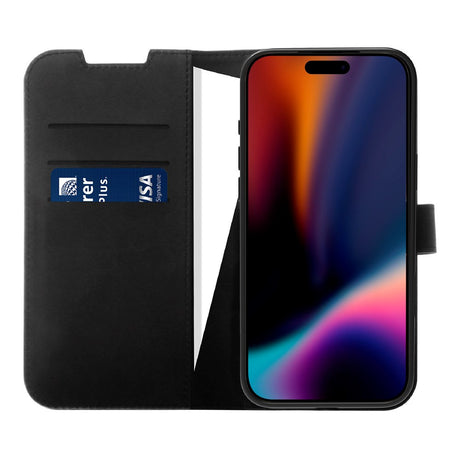 iPhone 17 Pro X2O Classic Wallet Flip Case m. Pung & Ståfunktion - Sort