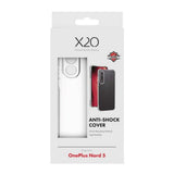OnePlus Nord 5 X2O Anti-Shock Plast Bagside Cover - Gennemsigtig