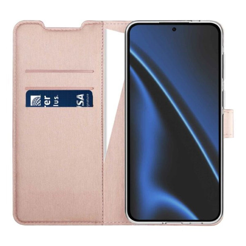 Samsung Galaxy S26 X2O Classic Wallet Flip Cover m. Kortholder & Ståfunktion - Rose Gold