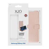 Samsung Galaxy S26 X2O Classic Wallet Flip Cover m. Kortholder & Ståfunktion - Rose Gold