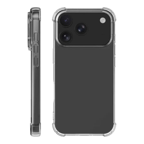 X2O iPhone 18 Pro / 17 Pro Anti-Shock Bagside Cover - Gennemsigtig